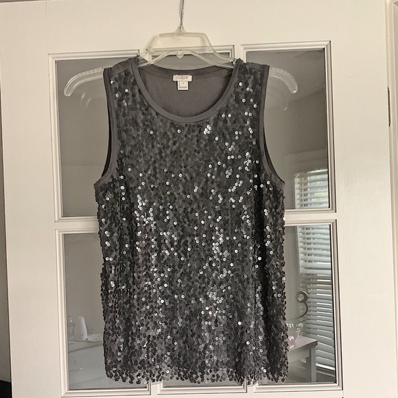 J. Crew Tops - J. Crew Sequin Tank